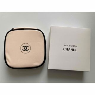 シャネル(CHANEL)のCHANEL シャネル 化粧ポーチ ホワイト スクエア  ノベルティ 新品(ポーチ)