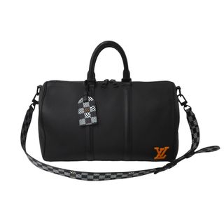 ルイヴィトン(LOUIS VUITTON)のLOUIS VUITTON ルイ ヴィトン キーポル バンドリエール 40 ボストンバッグ M57416 ダミエ ディストーテッド 美品 中古 61941(ボストンバッグ)