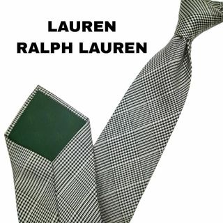 ラルフローレン(Ralph Lauren)のローレンラルフローレン ネクタイ グレンチェック 千鳥格子 シルク u28(ネクタイ)