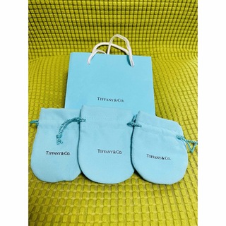 ティファニー(Tiffany & Co.)の【ティファニー】巾着袋 3枚 ＋紙袋（小） セット(ショップ袋)