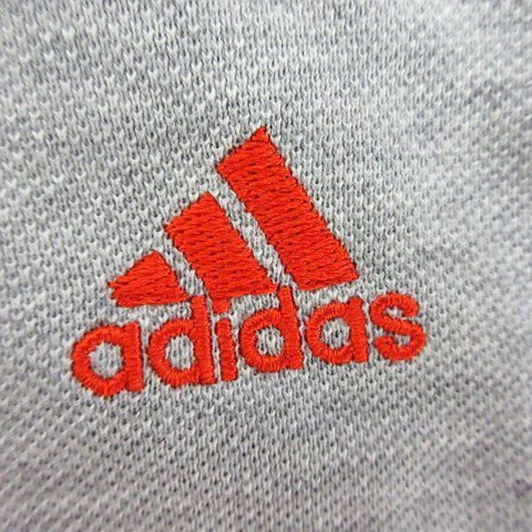 adidas(アディダス)のアディダス ポロシャツ 半袖 ライン ロゴ M グレー スポーツウェア ※EKM スポーツ/アウトドアのスポーツ/アウトドア その他(その他)の商品写真