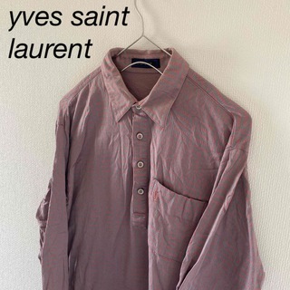 イヴサンローラン(Yves Saint Laurent)の90syvessaintlaurentイブサンローラン長袖シャツイヴサンローラン(シャツ)