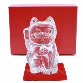 Baccarat - Baccarat バカラ 招き猫 置き物 クリスタルガラス