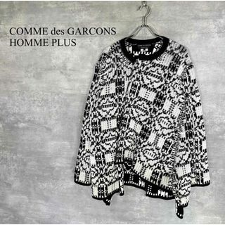 コムデギャルソンオムプリュス(COMME des GARCONS HOMME PLUS)の『コムデギャルソンオムプリュス』(L) 刺繍 螺旋ニット(ニット/セーター)