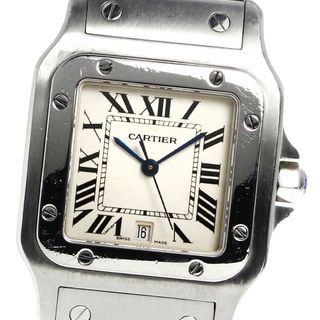 カルティエ(Cartier)のカルティエ CARTIER W20060D6 サントスガルベ LM デイト クォーツ メンズ _808586(腕時計(アナログ))