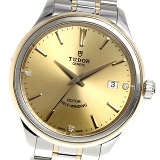 チュードル(Tudor)のチュードル TUDOR 12503 スタイル デイト 3Pダイヤモンド 自動巻き メンズ _808670(腕時計(アナログ))