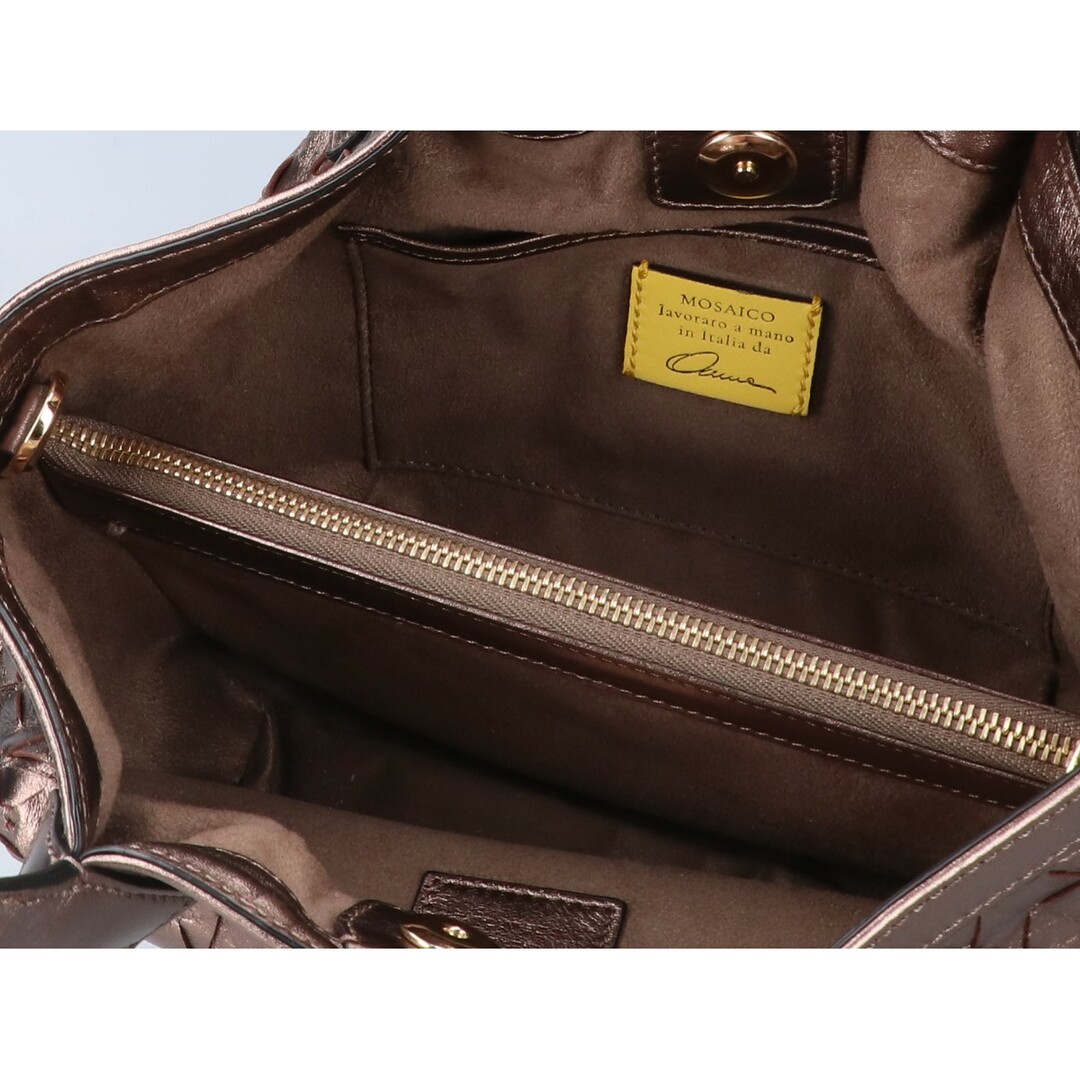 セラピアン 美品 MOSAICO ナッパレザー ミニSECRET 2WAYハンドバッグ レディースのバッグ(ショルダーバッグ)の商品写真