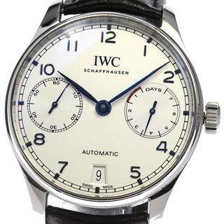 インターナショナルウォッチカンパニー(IWC)のIWC IWC SCHAFFHAUSEN IW500705 ポルトギーゼ 7デイズ 自動巻き メンズ 箱・保証書付き_807250(腕時計(アナログ))
