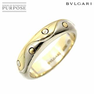 ブルガリ(BVLGARI)のブルガリ BVLGARI オンダ 12号 リング K18 YG WG イエロー ホワイト ゴールド 750 コンビ ウェーブ 指輪 VLP 90224552(リング(指輪))