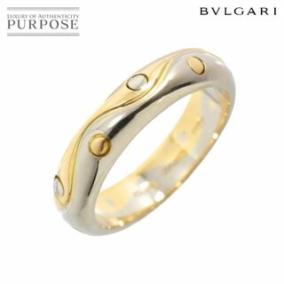 ブルガリ(BVLGARI)のブルガリ BVLGARI オンダ 11号 リング K18 YG WG イエロー ホワイト ゴールド 750 コンビ ウェーブ 指輪 VLP 90224559(リング(指輪))