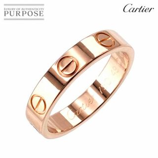 カルティエ(Cartier)のカルティエ Cartier ミニラブ #49 リング K18 PG ピンクゴールド 750 指輪 VLP 90224886(リング(指輪))