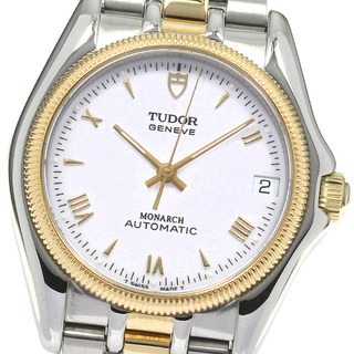 チュードル(Tudor)のチュードル TUDOR 38733 モナーク デイト 自動巻き メンズ 良品 _808667(腕時計(アナログ))