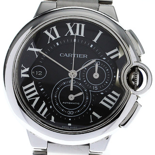 カルティエ(Cartier)のカルティエ CARTIER W6920025 バロンブルーLM クロノグラフ 自動巻き メンズ 箱・保証書付き_809083(腕時計(アナログ))