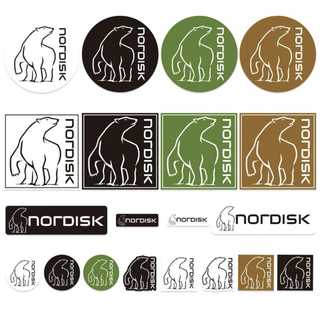 ノルディスク(Nordisk)のノルディスク NORDISK 防水ステッカー シール キャンプ テント　20枚入(その他)