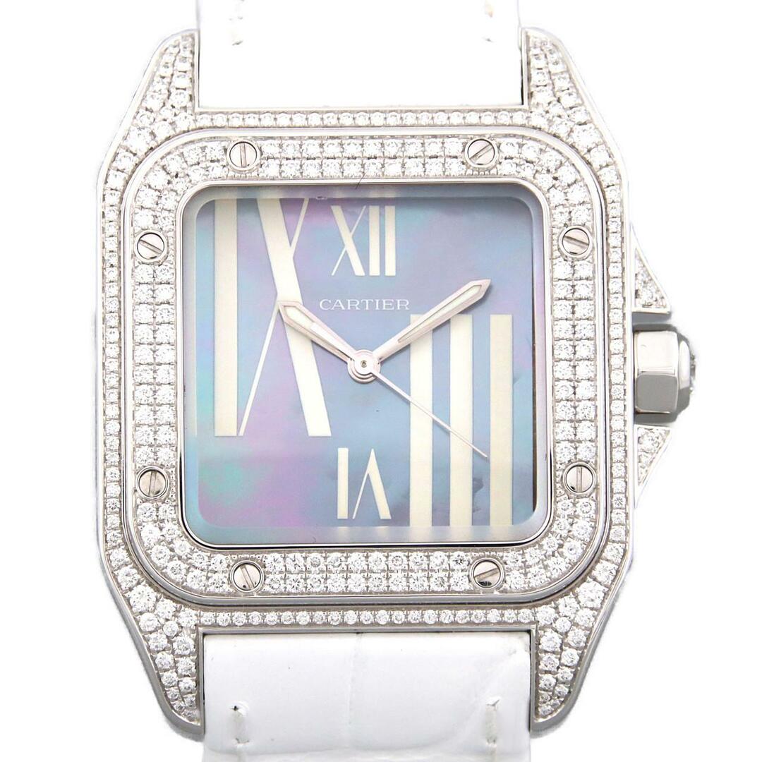 Cartier(カルティエ)のカルティエ サントス100MM WG/3D WM503251 WG 自動巻 レディースのファッション小物(腕時計)の商品写真