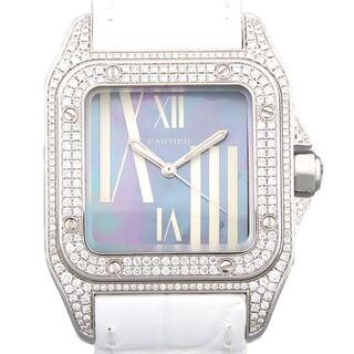 カルティエ(Cartier)のカルティエ サントス100MM WG/3D WM503251 WG 自動巻(腕時計)