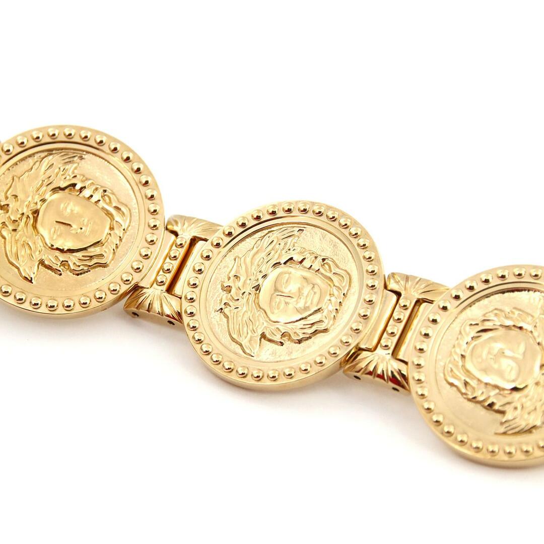Gianni Versace(ジャンニヴェルサーチ)のジャンニヴェルサーチ メデューサコインウォッチ YG 8008002 YG クォーツ レディースのファッション小物(腕時計)の商品写真