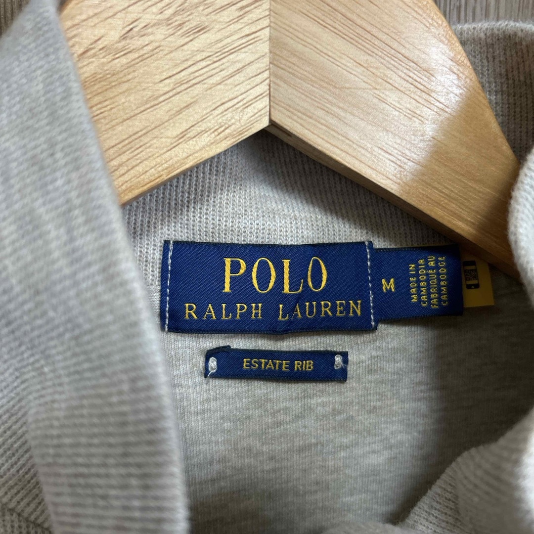 POLO RALPH LAUREN(ポロラルフローレン)のラルフローレンハーフジップ グレー メンズのトップス(ニット/セーター)の商品写真