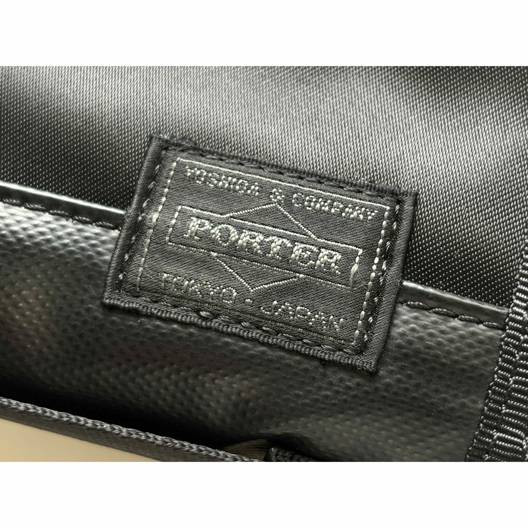 PORTER(ポーター)のコラボ/PORTER/財布/トラベルウォレット/ストーム/サックスバー/ブラック メンズのファッション小物(長財布)の商品写真
