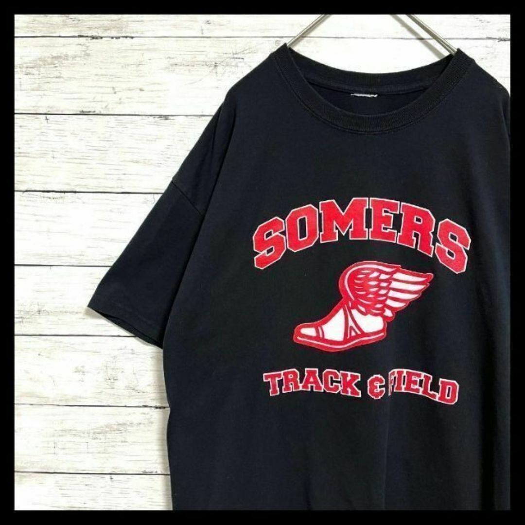 g5 海外古着 somers 半袖Tシャツ カレッジロゴ 陸上 XXL相当 メンズのトップス(Tシャツ/カットソー(半袖/袖なし))の商品写真