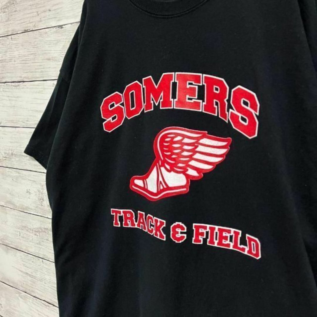 g5 海外古着 somers 半袖Tシャツ カレッジロゴ 陸上 XXL相当 メンズのトップス(Tシャツ/カットソー(半袖/袖なし))の商品写真