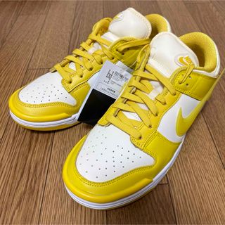 ナイキ(NIKE)のナイキ ダンク ロー ビビッドサルファー イエロー ホワイト27.5(スニーカー)