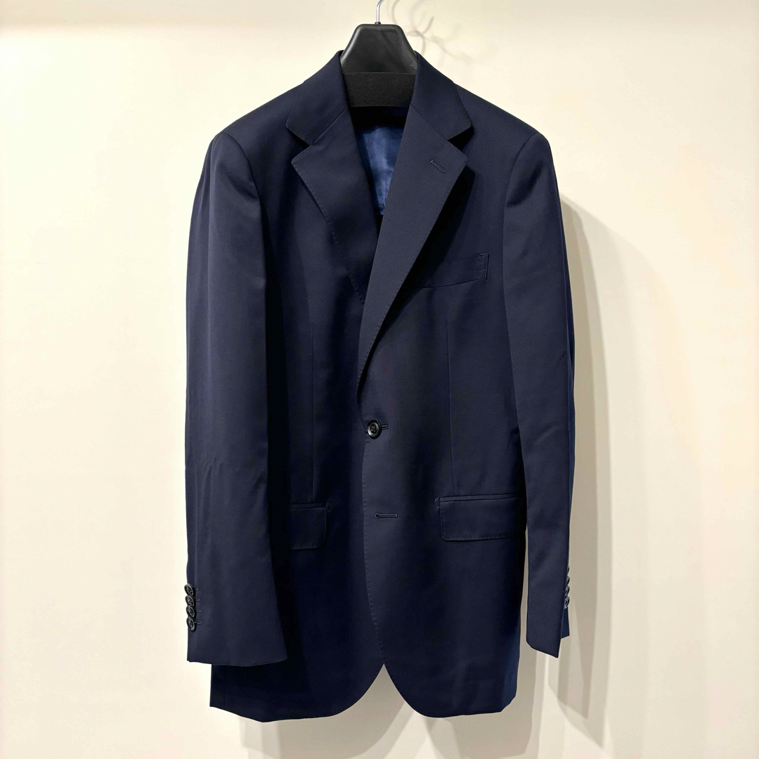 UNITED TOKYO(ユナイテッドトウキョウ)の新品 UNITED TOKYO スーツ Sサイズ ネイビー ストライプ メンズのスーツ(セットアップ)の商品写真