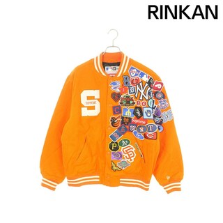 シュプリーム(Supreme)のシュプリーム ×ニューエラ New Era  20SS  MLB Varsity Jacket ワッペンスタジャンジャケットブルゾン メンズ L(ブルゾン)