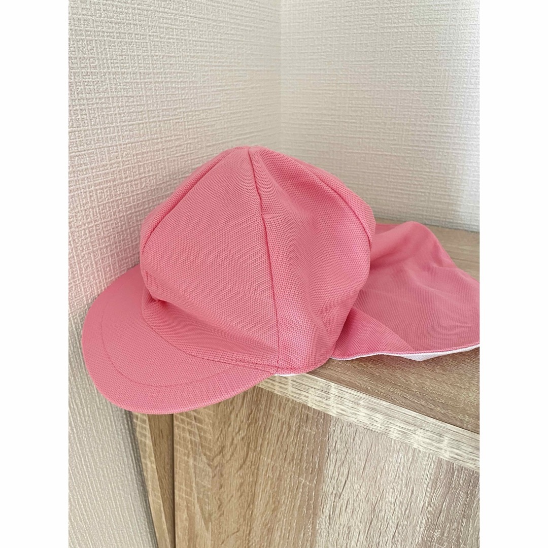 カラー帽子 幼稚園 保育園 ピンク色 ももいろ 男の子 女の子 入園準備 キッズ/ベビー/マタニティのこども用ファッション小物(帽子)の商品写真