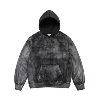 シュプリーム(Supreme)のSupreme x MM6 Foil Box Logo Hooded L(パーカー)