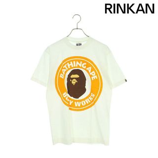 アベイシングエイプ(A BATHING APE)のアベイシングエイプ ロゴプリントTシャツ メンズ M(Tシャツ/カットソー(半袖/袖なし))