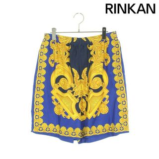 ヴェルサーチ(VERSACE)のヴェルサーチ  1002476 1A05710 総柄シルクハーフパンツ メンズ 46(その他)