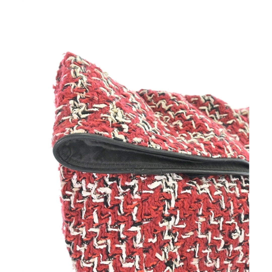 UNUSED(アンユーズド)のUNUSED アンユーズド クラッチバッグ - 赤x白x黒(ミックス) 【古着】【中古】 レディースのバッグ(クラッチバッグ)の商品写真