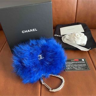 シャネル(CHANEL)のシャネル　モフモフ　カードケース　フック付き(コインケース)