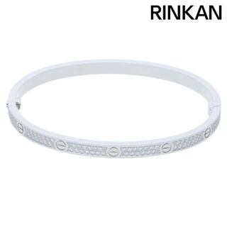 カルティエ(Cartier)のカルティエ  LOVE BRACELET PAVE DIAMONDS SM/ラブブレス K18WG PAVEダイヤブレスレット メンズ 16(ブレスレット)