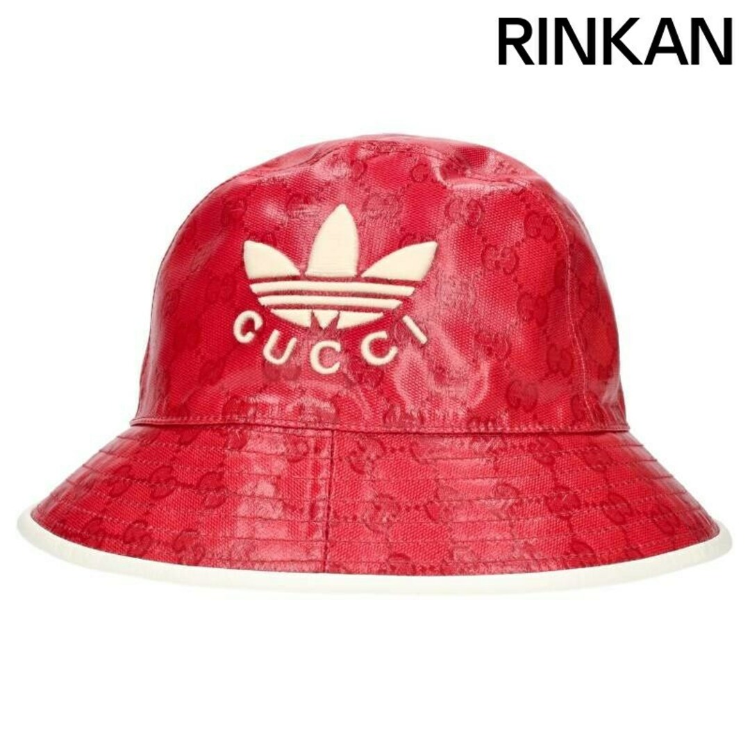 グッチ ×アディダス adidas 728215 3HAN6 GGロゴレザーバケット グッチ ×アディダス adidas 728215 3HAN6 GGロゴレザーバケット
