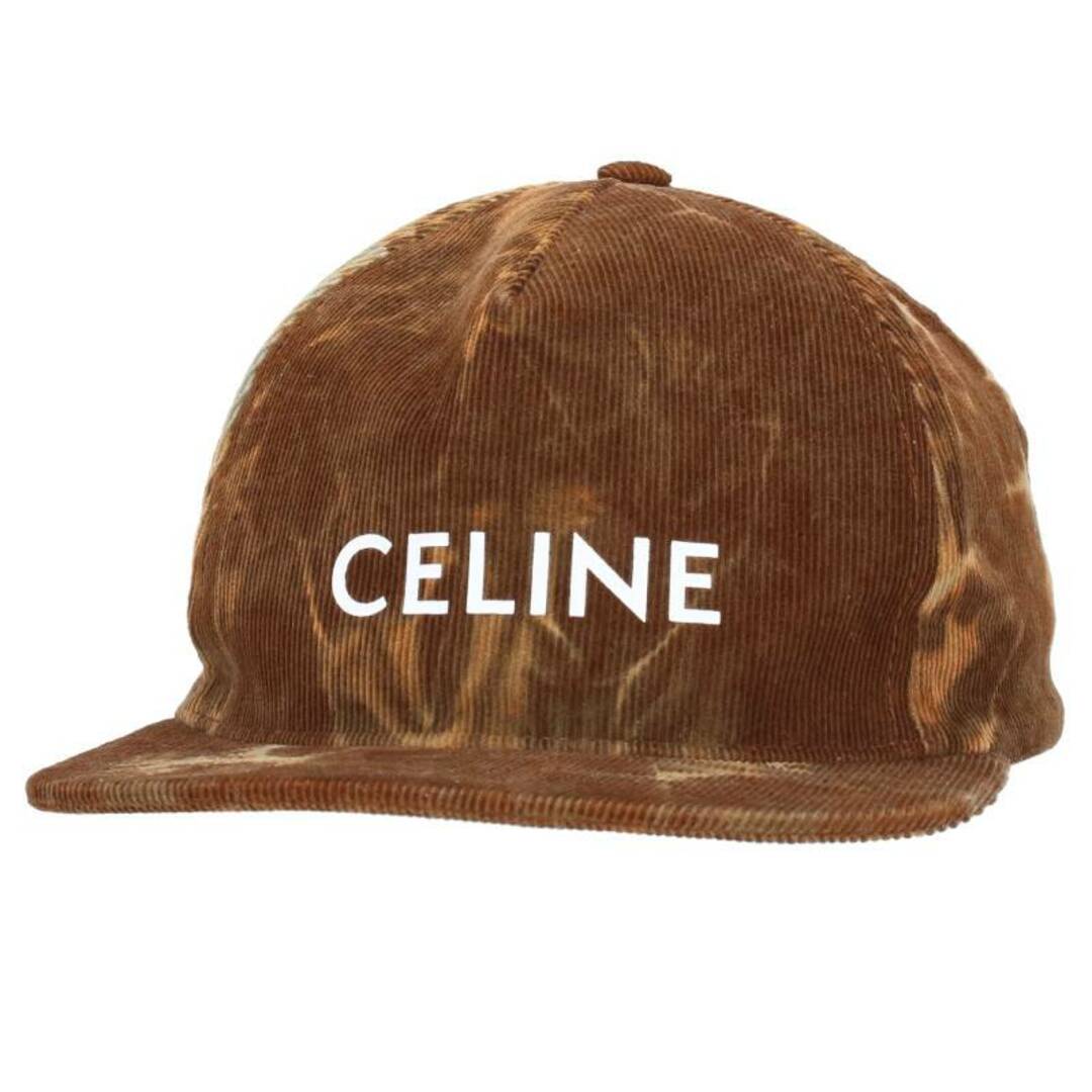 celine(セリーヌ)のセリーヌバイエディスリマン  2AUU1214Q コーデュロイタイダイロゴキャップ メンズ M メンズの帽子(キャップ)の商品写真