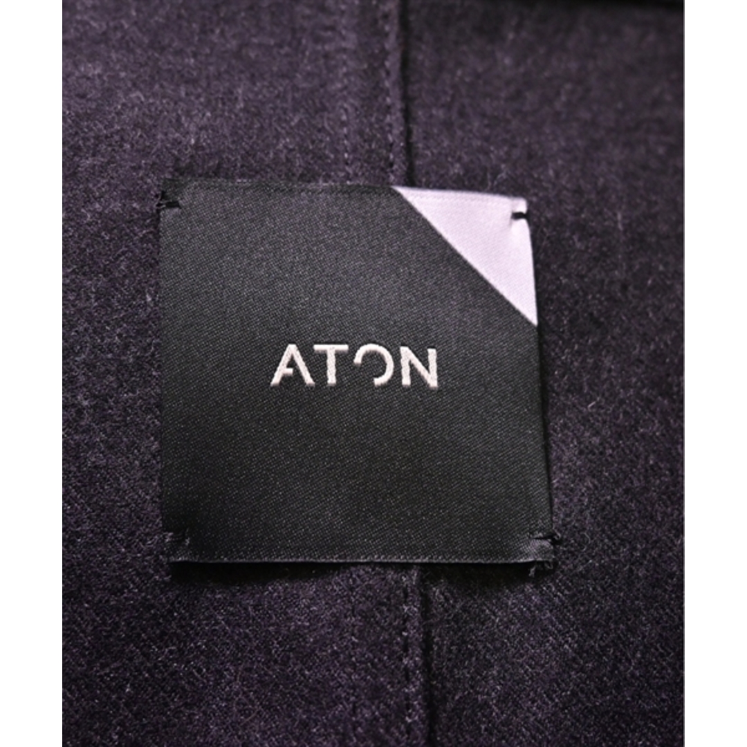 ATON(エイトン)のATON エイトン カジュアルシャツ 06(XXL位) ダークグレー 【古着】【中古】 メンズのトップス(シャツ)の商品写真