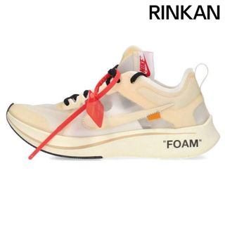 ナイキ(NIKE)のナイキ オフホワイト  ZOOM FLY AJ4588-100 ズームフライスニーカー メンズ 27cm(スニーカー)