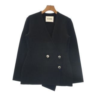 JIL SANDER ジルサンダー カジュアルジャケット 38(S位) 黒 【古着】【中古】