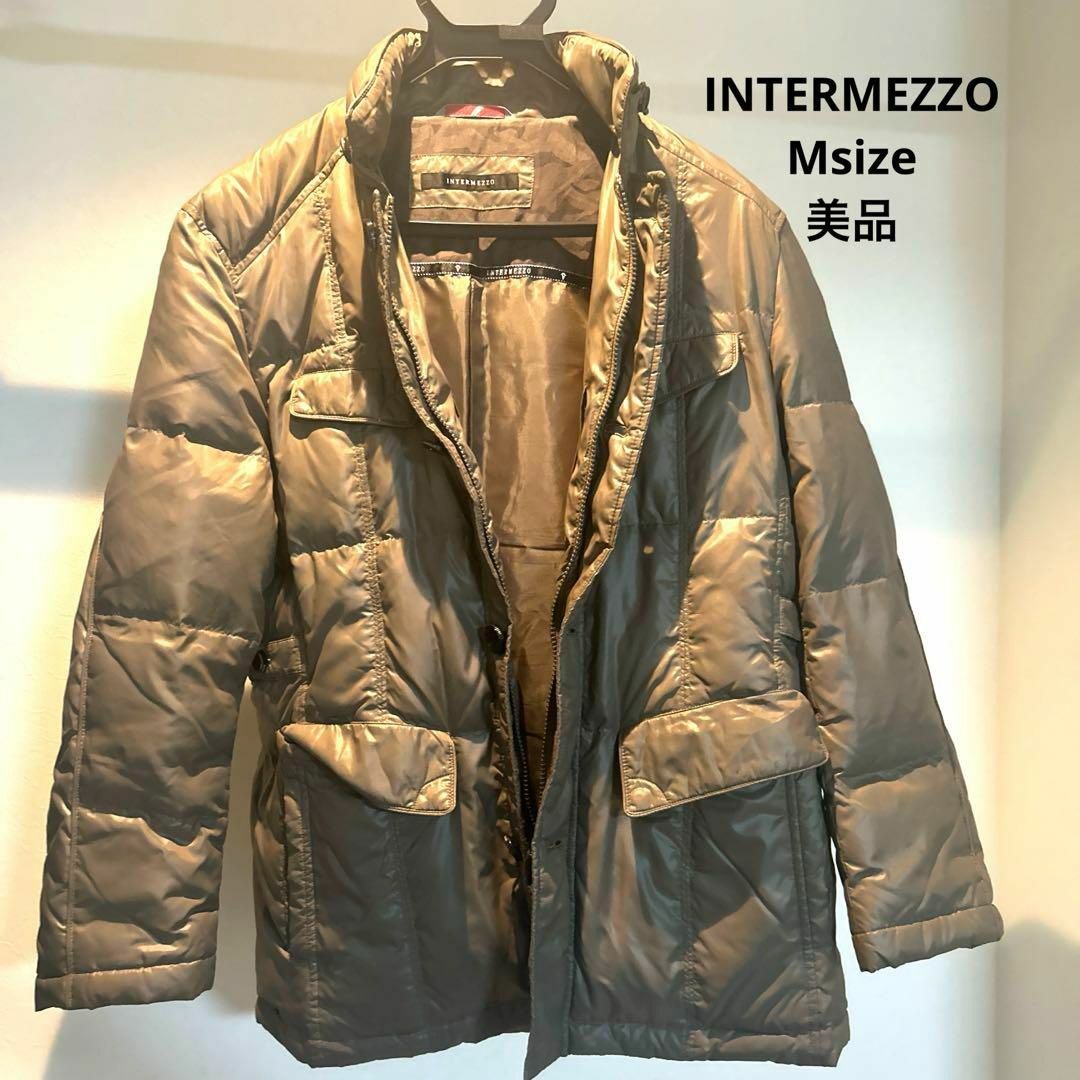 INTERMEZZO(インターメッツォ)の【美品】INTERMEZZO インターメッツォダウンジャケット　Mサイズ メンズのジャケット/アウター(ダウンジャケット)の商品写真