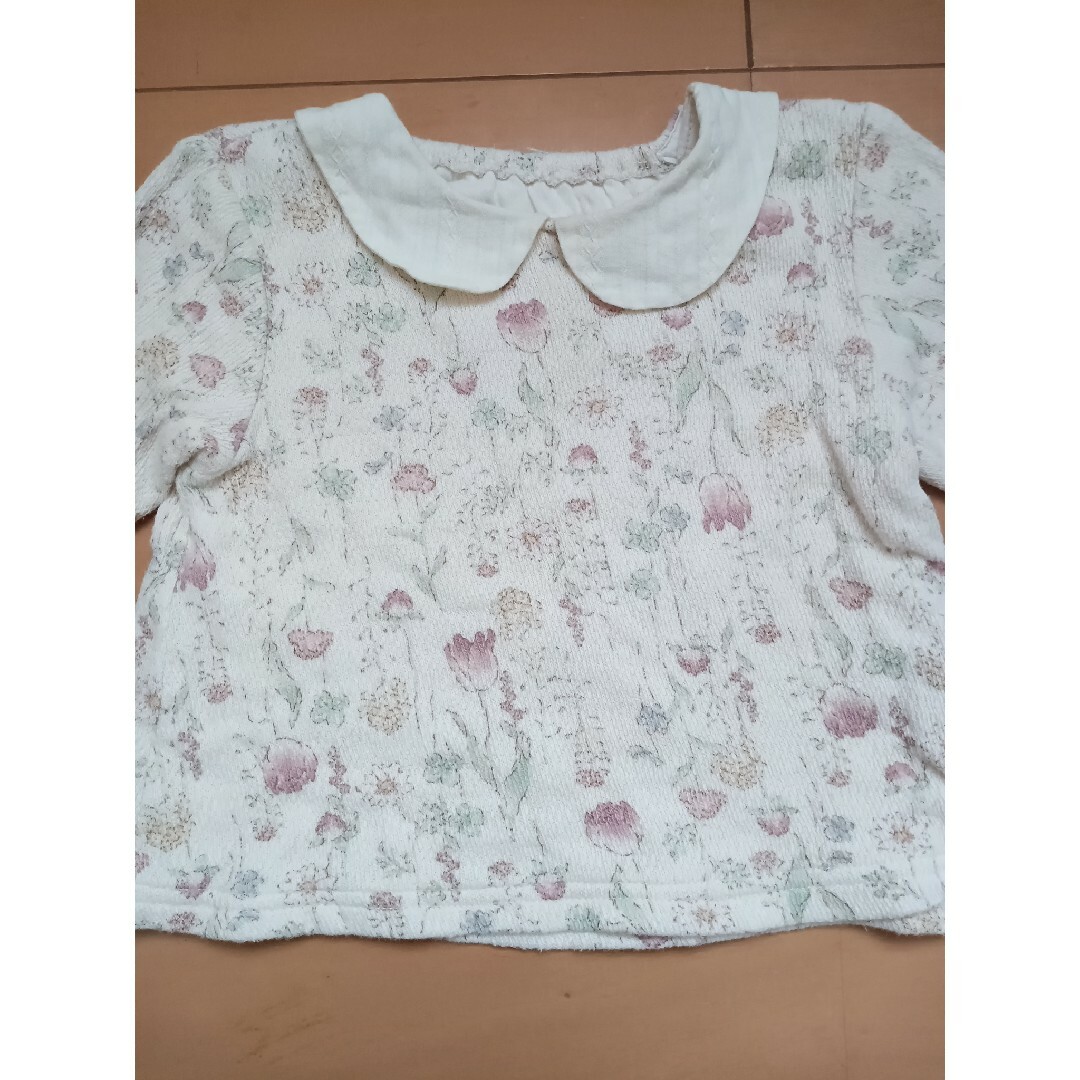 西松屋(ニシマツヤ)の女の子 80 Tシャツ パンツ キッズ/ベビー/マタニティのベビー服(~85cm)(Ｔシャツ)の商品写真