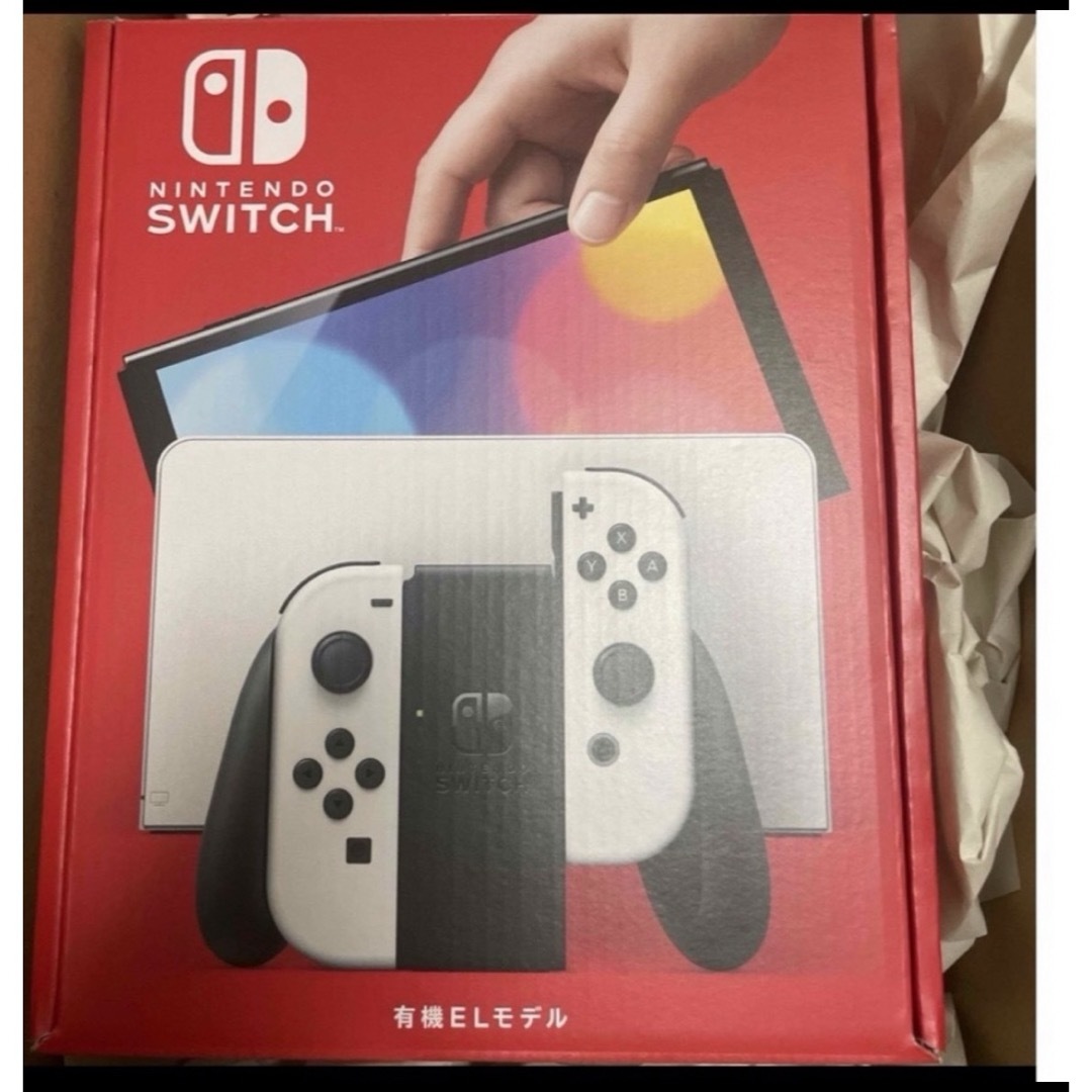 Nintendo Switch(ニンテンドースイッチ)のNintendo Switch  新品未使用　ホワイト エンタメ/ホビーのゲームソフト/ゲーム機本体(家庭用ゲーム機本体)の商品写真