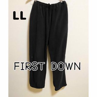 ファーストダウン(FIRST DOWN)のフリーススウェット／FIRST DOWN／サイズLL／ブラック／ファーストダウン(その他)