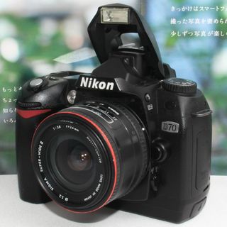 ニコン(Nikon)の❤️超人気の単焦点レンズセット❤️新品カメラバッグ付き❤️Nikon D70❤️(デジタル一眼)