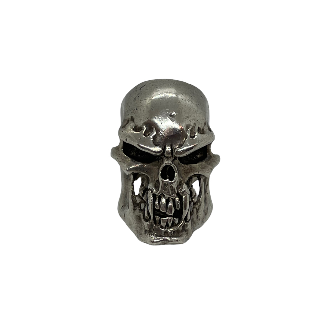 CRAZY PIG(クレイジーピッグ)のCRAZY PIG クレイジーピッグ PSYCHO S.O.B. SKULL RING リング メンズ 18号 送料無料 中古 IT1 メンズのアクセサリー(リング(指輪))の商品写真