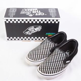 AIRJAM　2016 エアジャム×VANS バンズ スリッポン スニーカー　ブラック　25.0(スニーカー)