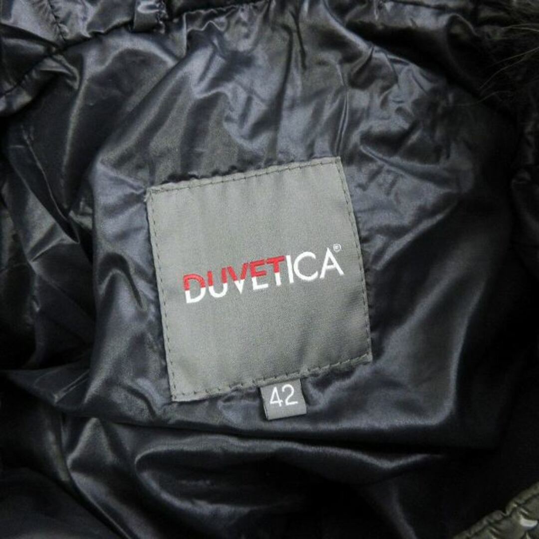 DUVETICA(デュベティカ)のデュベティカ KAPPA ダウンコート ミドル丈 フード カーキ 42 ■SM1 レディースのジャケット/アウター(ダウンコート)の商品写真