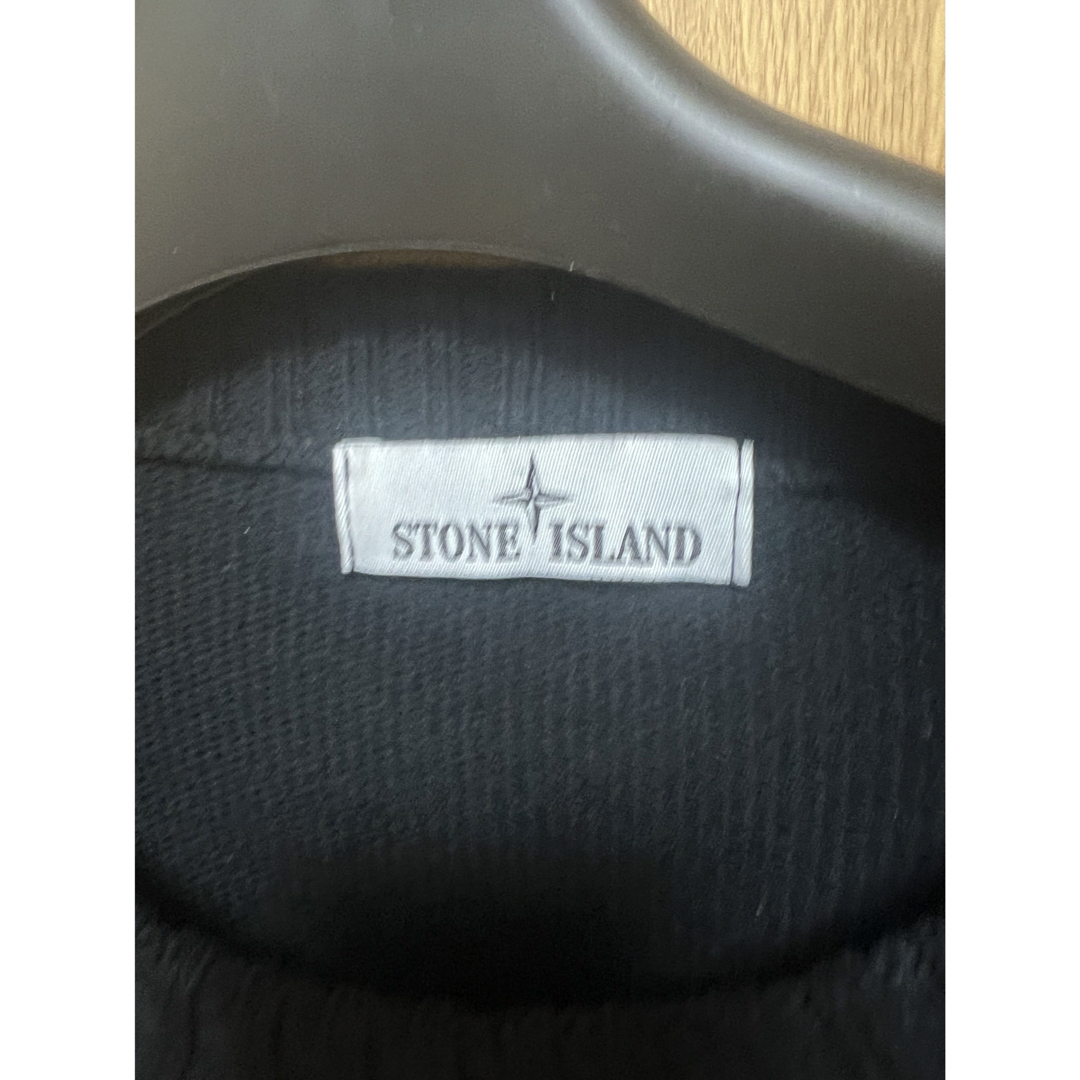 STONE ISLAND(ストーンアイランド)のstone island ニット　腕ロゴ　BLACK  メンズのトップス(ニット/セーター)の商品写真