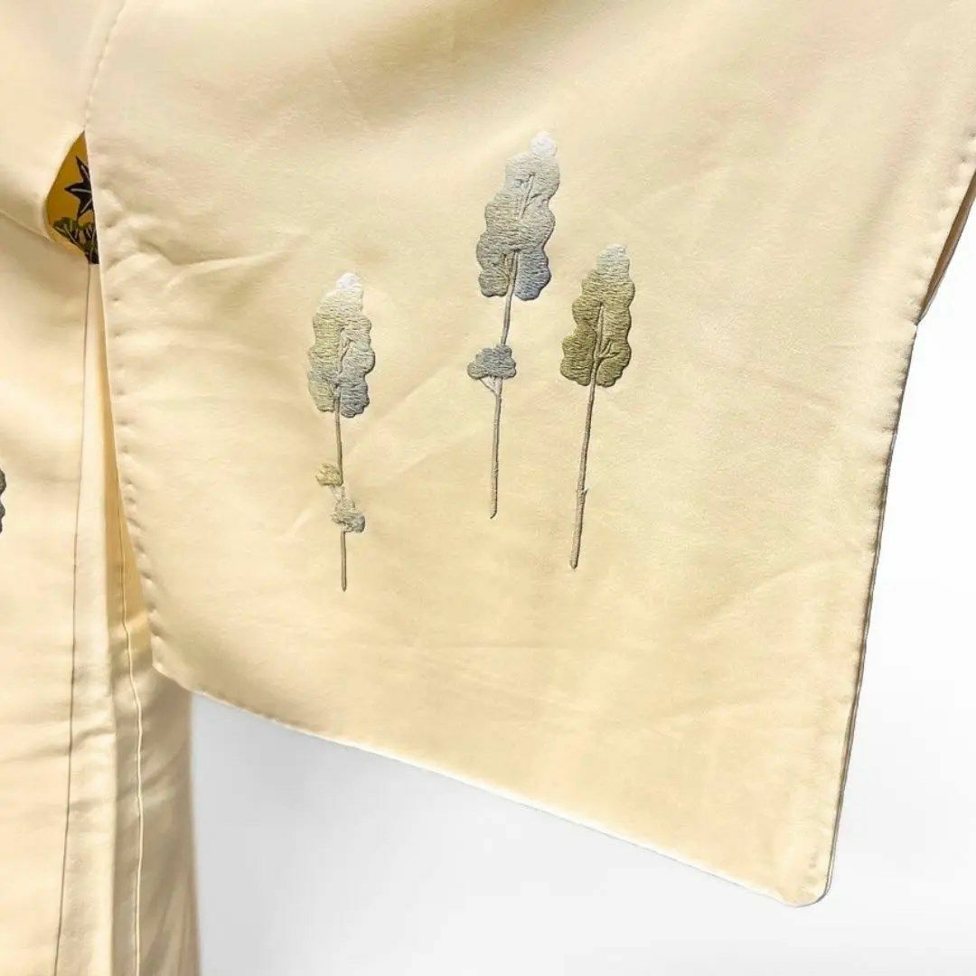 刺繍　木々模様　羽織　着物　032w レディースの水着/浴衣(その他)の商品写真